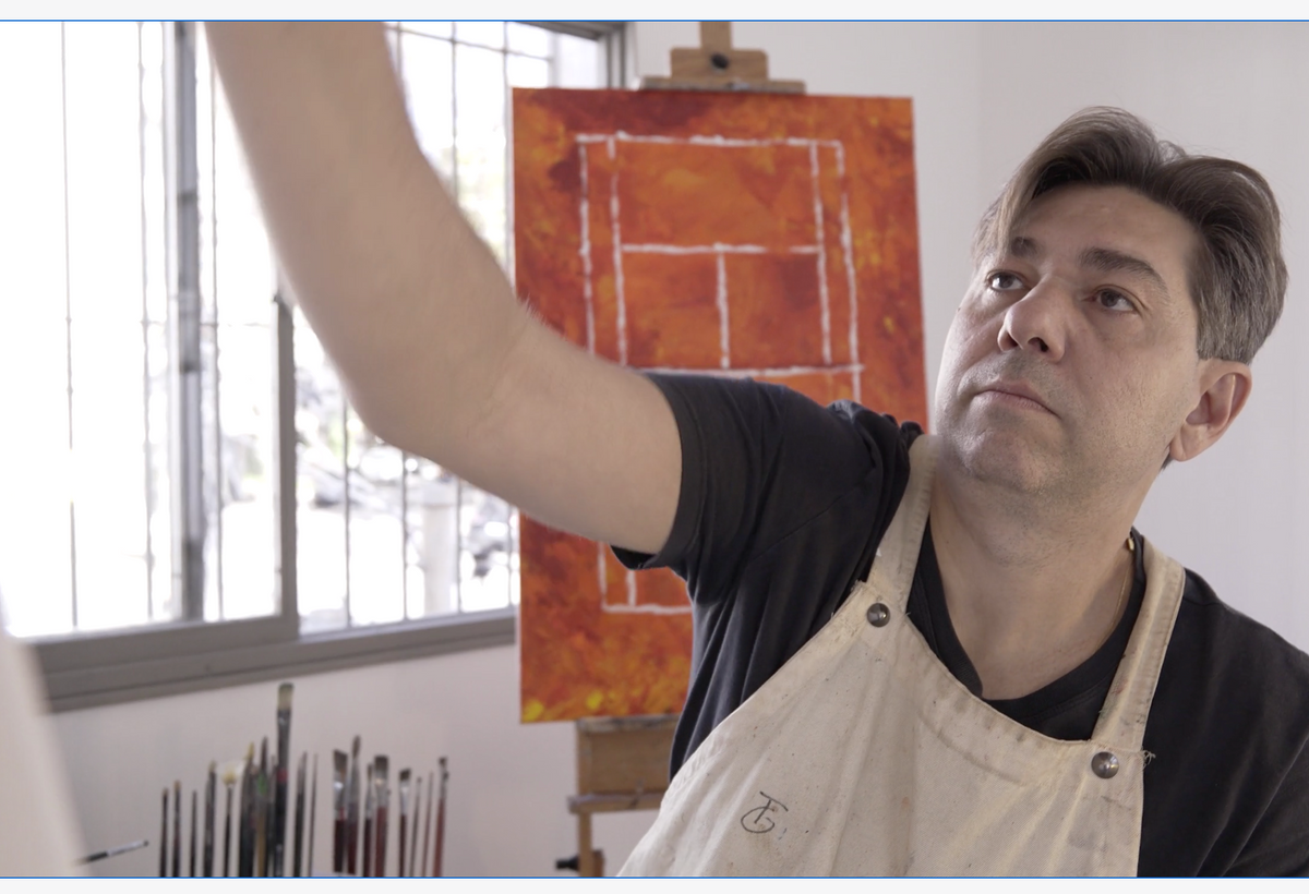 CADA RACKET FRAME™, COMEÇA COM ARTE.