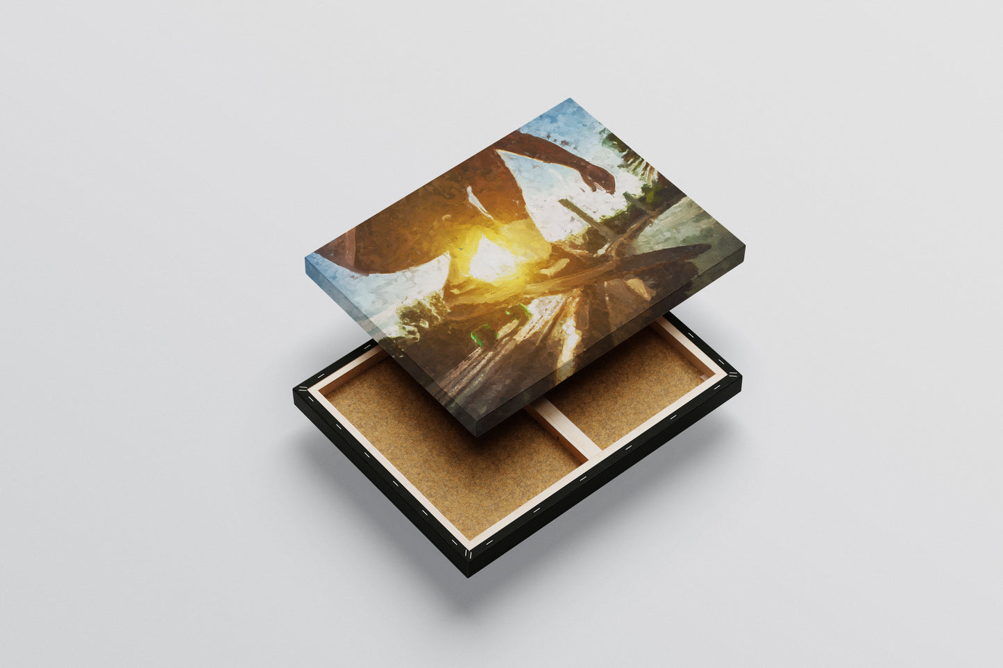 Pintura Manobra | Arte de Skate em Movimento em Canvas Premium
