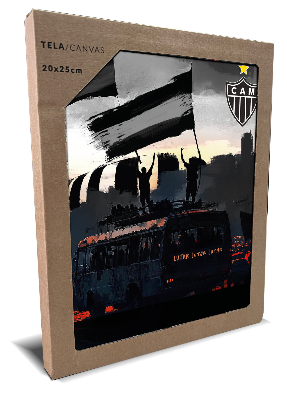 Quadro decorativo Canvas | Lutar, Lutar e Lutar - Oficial Atlético Mineiro.