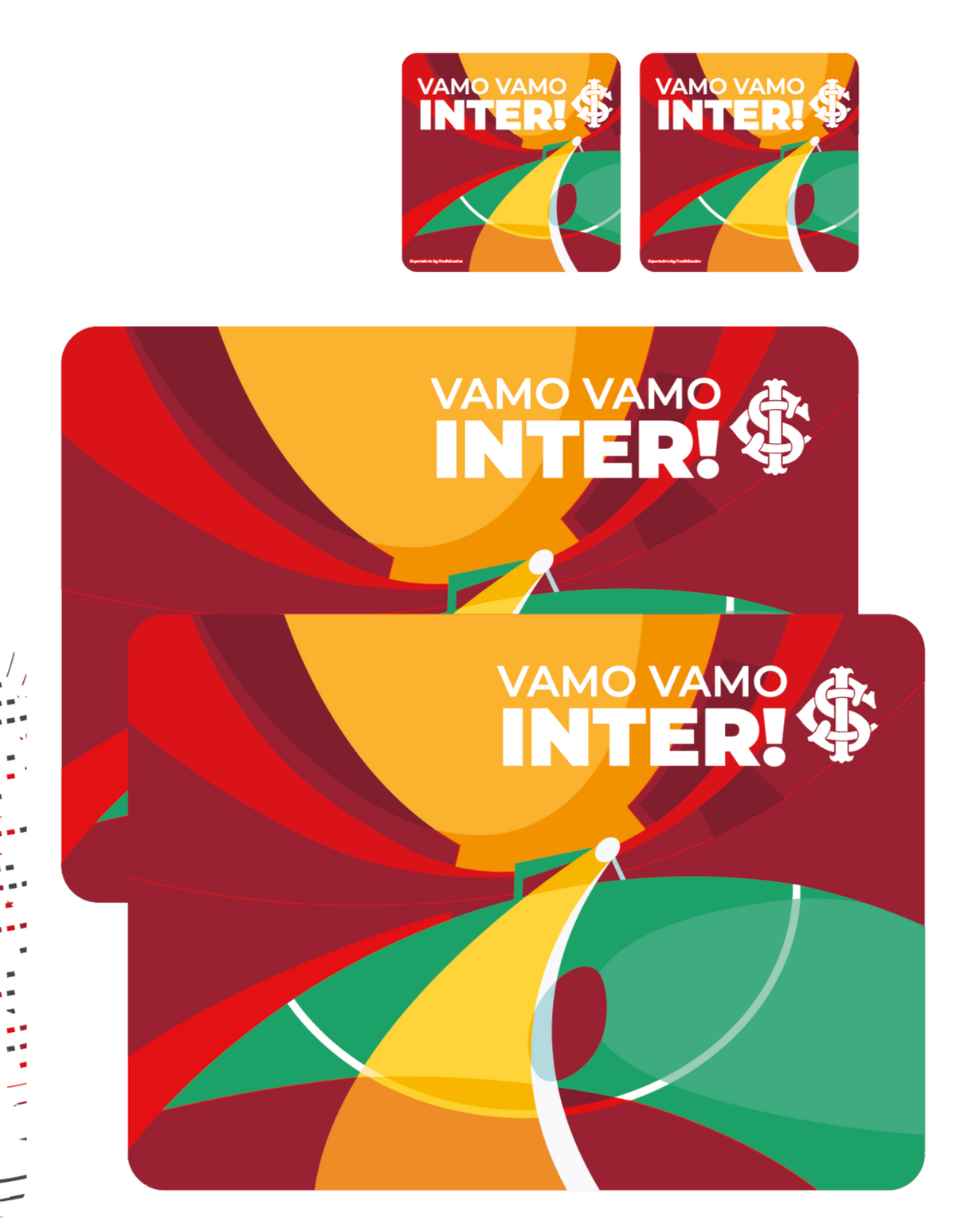 Kit Jogo Americano e Porta Copos - Vamo | Oficial Internacional