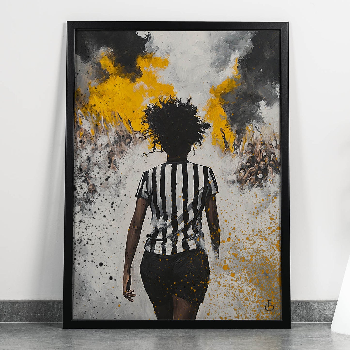 Quadro decorativo Canvas | O Galo Nunca Luta Sozinho - Guerreira