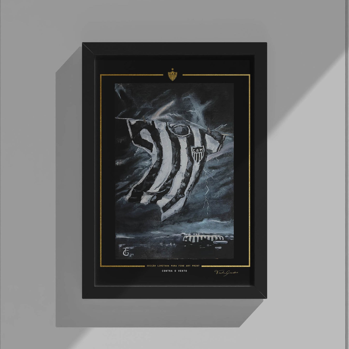 Poster decorativo | Contra o Vento