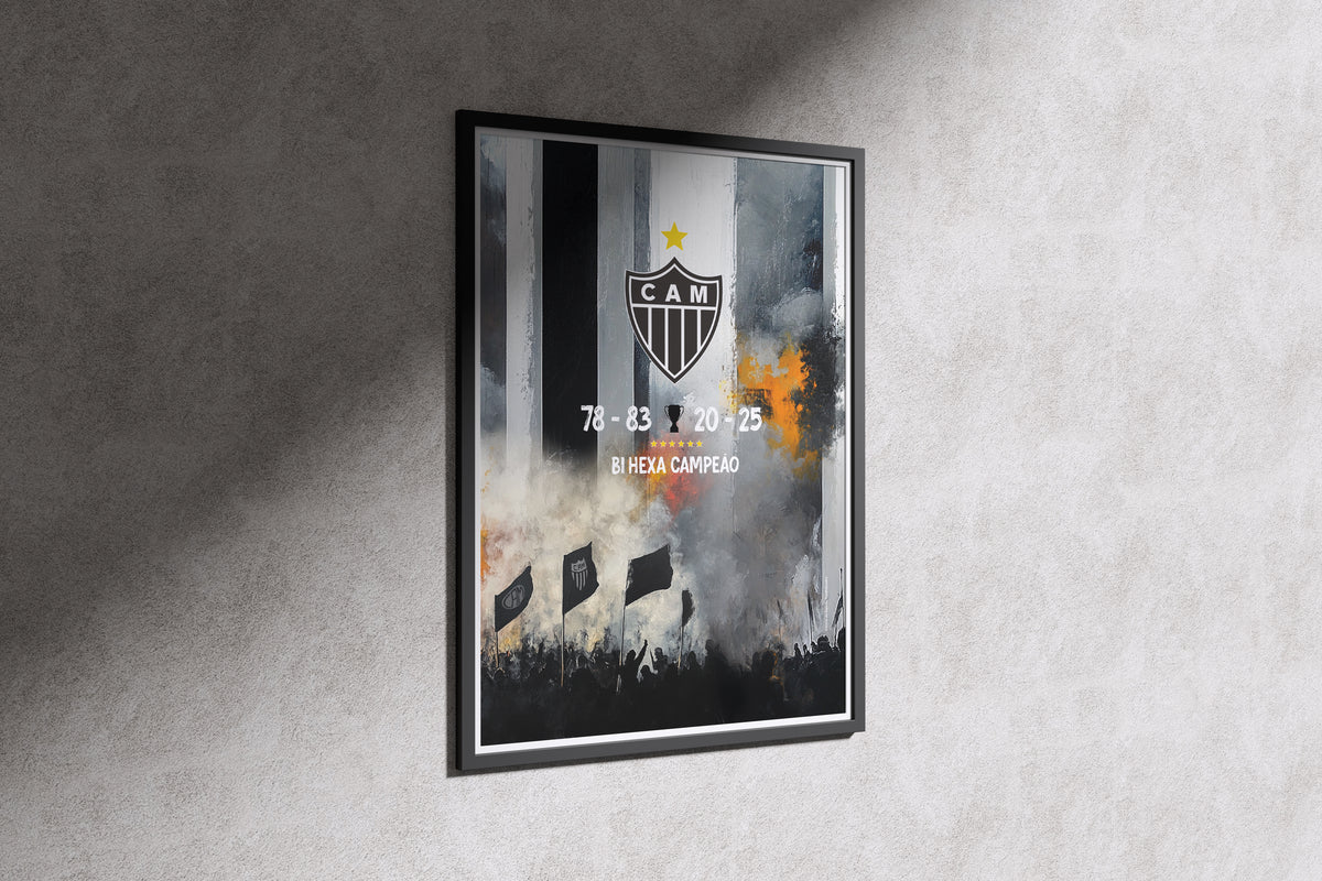 Quadro decorativo Canvas | Torcida - Oficial Atlético Mineiro.