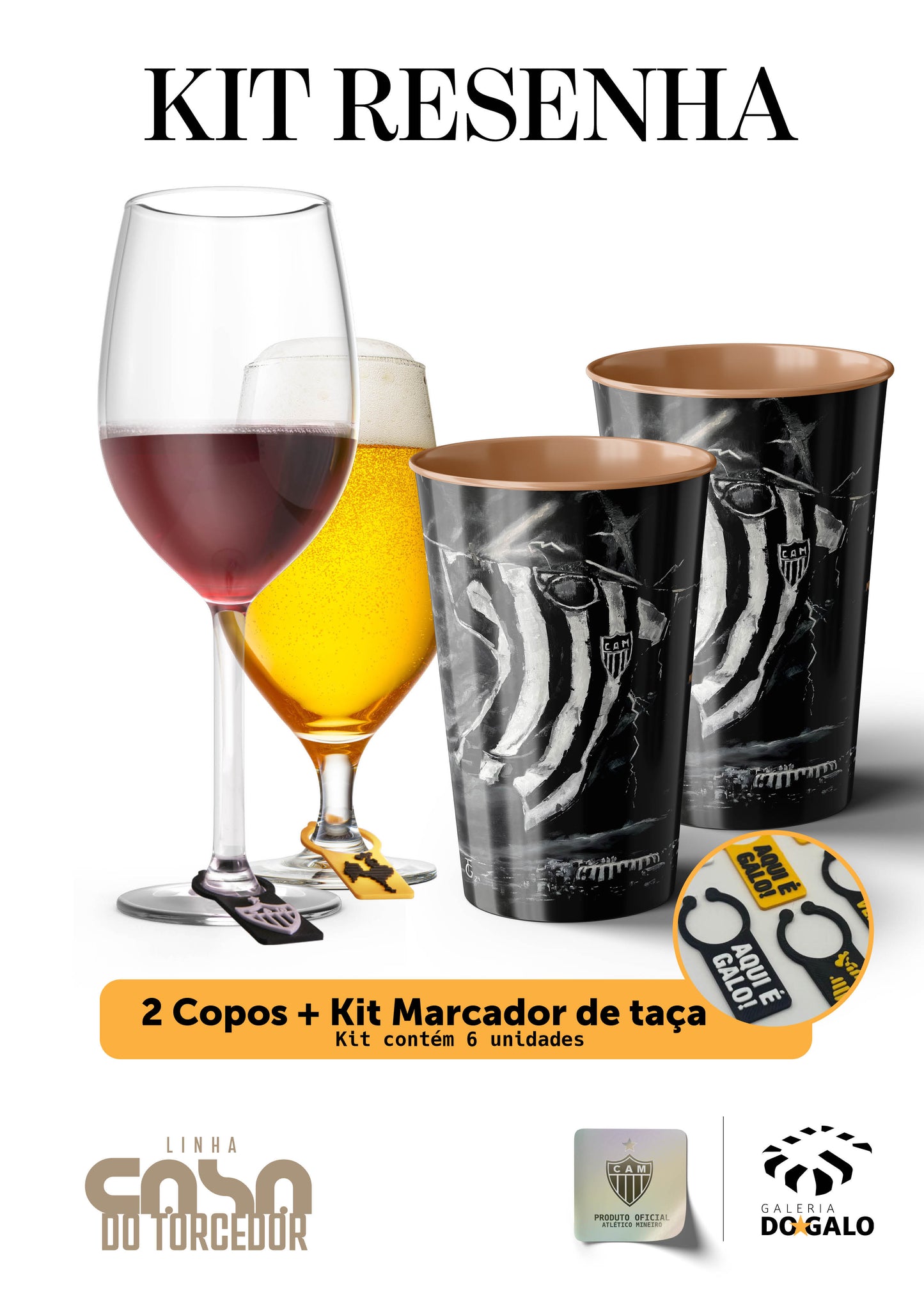 Kit Resenha - Oficial Atlético Mineiro