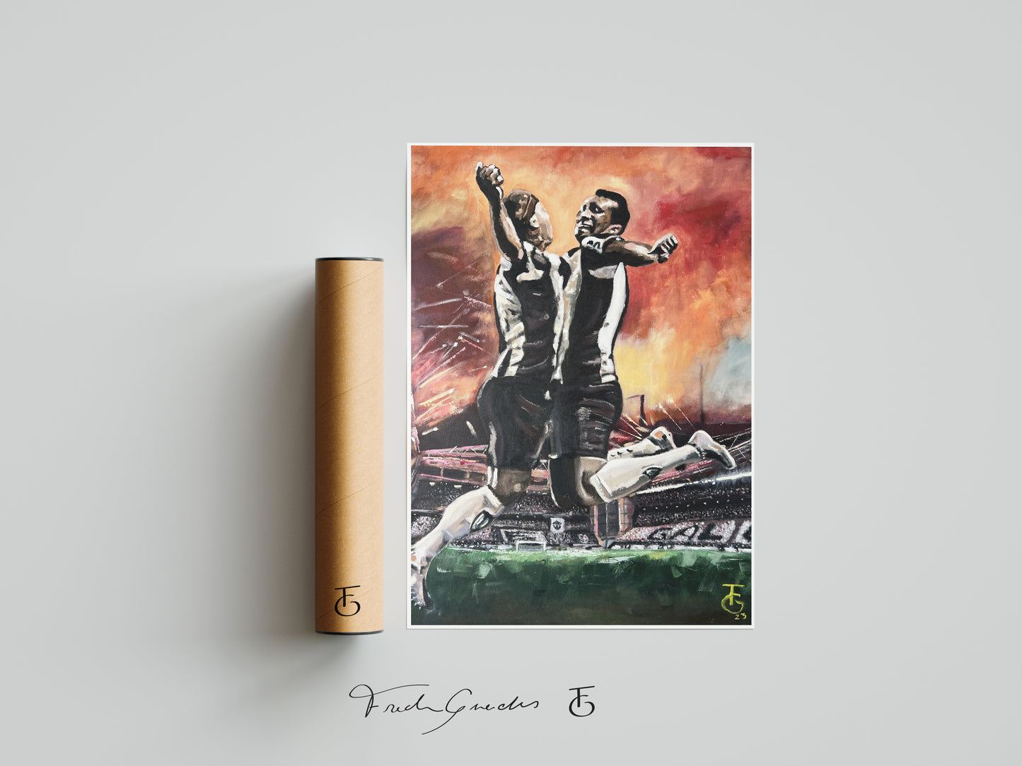 Quadro decorativo Canvas | O Salto que ficou na história