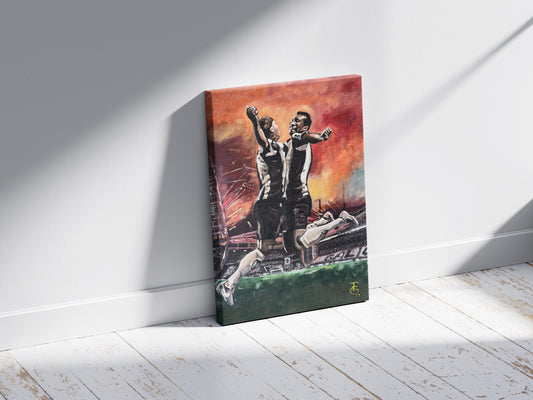 Quadro decorativo Canvas | O Salto que ficou na história