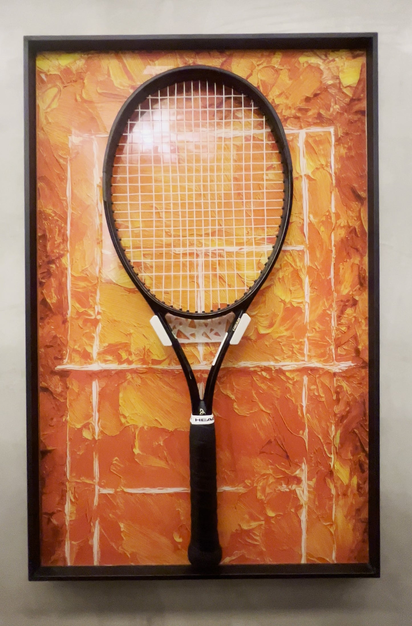 Racket Frame™ | Quadro com Suporte para Raquete de Tênis.