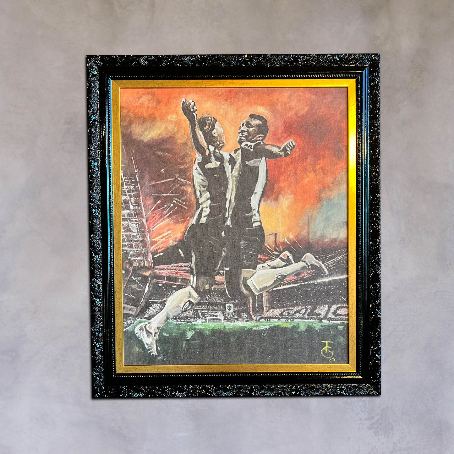 Quadro decorativo Canvas | O Salto que ficou na história