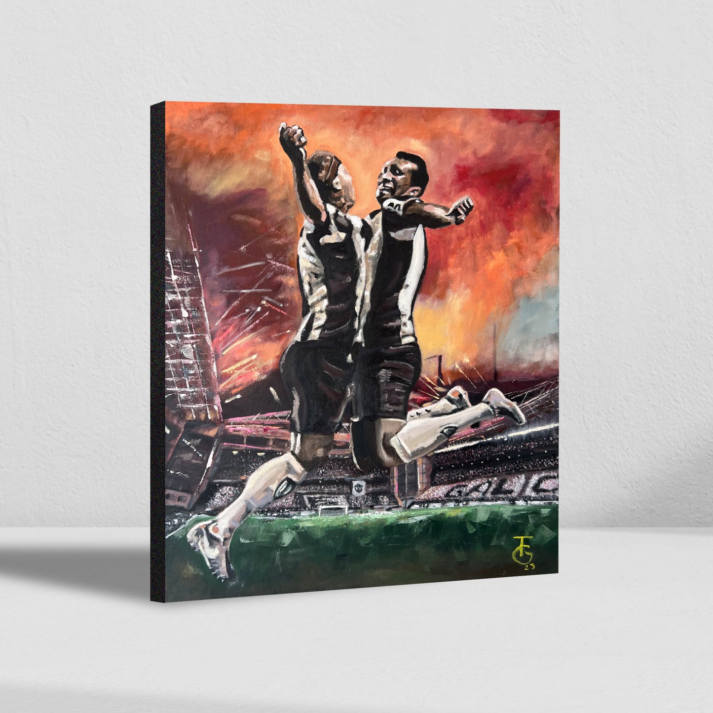 Quadro Decorativo Madeira | Salto que ficou na história